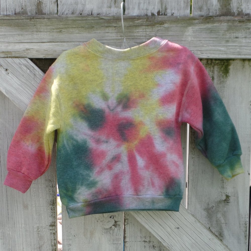 Tie Dye Sweatshirt Arizona Size 2 Music Rasta Band - Picture 7 of 7